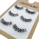 3D Mink Lashes - Natural Black Reusable Eyelashes Set Pack 3D Mink Lashes - Natural Black Reusable Eyelashes Set Pack