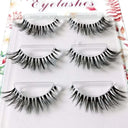 3D Mink Lashes - Natural Black Reusable Eyelashes Set Pack 3D Mink Lashes - Natural Black Reusable Eyelashes Set Pack