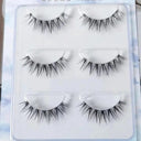 3D Mink Lashes - Natural Black Reusable Eyelashes Set Pack 3D Mink Lashes - Natural Black Reusable Eyelashes Set Pack