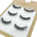 3D Mink Lashes - Natural Black Reusable Eyelashes Set Pack 3D Mink Lashes - Natural Black Reusable Eyelashes Set Pack