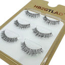 3D Mink Lashes - Natural Black Reusable Eyelashes Set Pack 3D Mink Lashes - Natural Black Reusable Eyelashes Set Pack