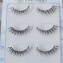 3D Mink Lashes - Natural Black Reusable Eyelashes Set Pack 3D Mink Lashes - Natural Black Reusable Eyelashes Set Pack
