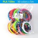 3D Pen Filament Kit Colorful 1.75mm PLA ABS PCL Set 3D Pen Filament Kit Colorful 1.75mm PLA ABS PCL Set