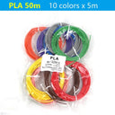 3D Pen Filament Kit Colorful 1.75mm PLA ABS PCL Set 3D Pen Filament Kit Colorful 1.75mm PLA ABS PCL Set