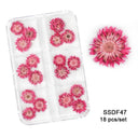 3D Real Floral Nail Art Stickers Set Elevate Your Manicure 3D Real Floral Nail Art Stickers Set Elevate Your Manicure