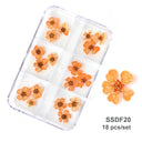 3D Real Floral Nail Art Stickers Set Elevate Your Manicure 3D Real Floral Nail Art Stickers Set Elevate Your Manicure