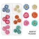 3D Real Floral Nail Art Stickers Set Elevate Your Manicure 3D Real Floral Nail Art Stickers Set Elevate Your Manicure