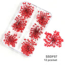 3D Real Floral Nail Art Stickers Set Elevate Your Manicure 3D Real Floral Nail Art Stickers Set Elevate Your Manicure