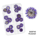 3D Real Floral Nail Art Stickers Set Elevate Your Manicure 3D Real Floral Nail Art Stickers Set Elevate Your Manicure
