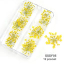3D Real Floral Nail Art Stickers Set Elevate Your Manicure 3D Real Floral Nail Art Stickers Set Elevate Your Manicure