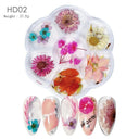 3D Real Floral Nail Art Stickers Set Elevate Your Manicure 3D Real Floral Nail Art Stickers Set Elevate Your Manicure