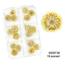 3D Real Floral Nail Art Stickers Set Elevate Your Manicure 3D Real Floral Nail Art Stickers Set Elevate Your Manicure