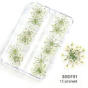 3D Real Floral Nail Art Stickers Set Elevate Your Manicure 3D Real Floral Nail Art Stickers Set Elevate Your Manicure