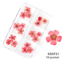3D Real Floral Nail Art Stickers Set Elevate Your Manicure 3D Real Floral Nail Art Stickers Set Elevate Your Manicure