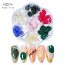 3D Real Floral Nail Art Stickers Set Elevate Your Manicure 3D Real Floral Nail Art Stickers Set Elevate Your Manicure
