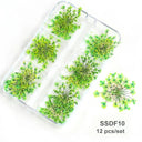 3D Real Floral Nail Art Stickers Set Elevate Your Manicure 3D Real Floral Nail Art Stickers Set Elevate Your Manicure