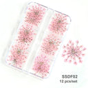 3D Real Floral Nail Art Stickers Set Elevate Your Manicure 3D Real Floral Nail Art Stickers Set Elevate Your Manicure