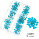 3D Real Floral Nail Art Stickers Set Elevate Your Manicure 3D Real Floral Nail Art Stickers Set Elevate Your Manicure