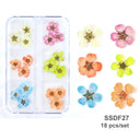 3D Real Floral Nail Art Stickers Set Elevate Your Manicure 3D Real Floral Nail Art Stickers Set Elevate Your Manicure