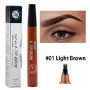 4-Point Dark Brown Waterproof Eyebrow Pen for Easy Use 4-Point Dark Brown Waterproof Eyebrow Pen for Easy Use