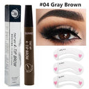 4-Point Dark Brown Waterproof Eyebrow Pen for Easy Use 4-Point Dark Brown Waterproof Eyebrow Pen for Easy Use