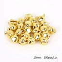 Festive Gold Iron Jingle Bells for Holiday Decor Crafts Festive Gold Iron Jingle Bells for Holiday Decor Crafts