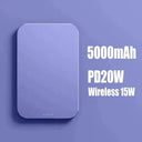 5000mAh Magnetic Wireless Charger 15W Power Bank for iPhone 5000mAh Magnetic Wireless Charger 15W Power Bank for iPhone