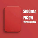 5000mAh Magnetic Wireless Charger 15W Power Bank for iPhone 5000mAh Magnetic Wireless Charger 15W Power Bank for iPhone