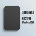 5000mAh Magnetic Wireless Charger 15W Power Bank for iPhone 5000mAh Magnetic Wireless Charger 15W Power Bank for iPhone