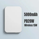 5000mAh Magnetic Wireless Charger 15W Power Bank for iPhone 5000mAh Magnetic Wireless Charger 15W Power Bank for iPhone