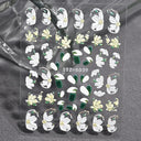 5D Christmas Nail Art Stickers for Festive Manicures 5D Christmas Nail Art Stickers for Festive Manicures