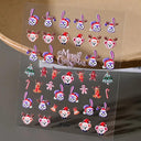 5D Christmas Nail Art Stickers for Festive Manicures 5D Christmas Nail Art Stickers for Festive Manicures
