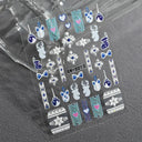 5D Christmas Nail Art Stickers for Festive Manicures 5D Christmas Nail Art Stickers for Festive Manicures