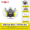 6200 Gas Mask Set for Vehicle Painting and Mining Safety 6200 Gas Mask Set for Vehicle Painting and Mining Safety