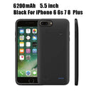 6200mAh Portable Power Bank Case for iPhone 6 7 8 Plus 6200mAh Portable Power Bank Case for iPhone 6 7 8 Plus