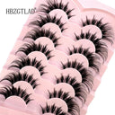 7 Pairs of Wispy Mink Eyelashes - Cat Eye Multi-Pack Set 7 Pairs of Wispy Mink Eyelashes - Cat Eye Multi-Pack Set