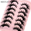 7 Pairs of Wispy Mink Eyelashes - Cat Eye Multi-Pack Set 7 Pairs of Wispy Mink Eyelashes - Cat Eye Multi-Pack Set