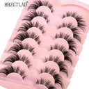 7 Pairs of Wispy Mink Eyelashes - Cat Eye Multi-Pack Set 7 Pairs of Wispy Mink Eyelashes - Cat Eye Multi-Pack Set