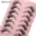 7 Pairs of Wispy Mink Eyelashes - Cat Eye Multi-Pack Set 7 Pairs of Wispy Mink Eyelashes - Cat Eye Multi-Pack Set