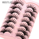 7 Pairs of Wispy Mink Eyelashes - Cat Eye Multi-Pack Set 7 Pairs of Wispy Mink Eyelashes - Cat Eye Multi-Pack Set
