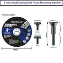 75mm Cut-off-Wheel Mini Metal Cutting Disc Power Tool 75mm Cut-off-Wheel Mini Metal Cutting Disc Power Tool