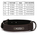 Leather Dog Collar with Engraved ID Tag Stylish Personalized Pet Accessory Leather Dog Collar with Engraved ID Tag Stylish Personalized Pet Accessory