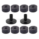 8 Pcs Cymbal Stand Felt Washer Plastic Drum Sleeves Accessory 8 Pcs Cymbal Stand Felt Washer Plastic Drum Sleeves Accessory