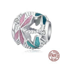 925 Silver Bee Charm Bracelet With DIY Pendants And Beads 925 Silver Bee Charm Bracelet With DIY Pendants And Beads