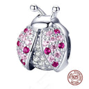 925 Silver Bee Charm Bracelet With DIY Pendants And Beads 925 Silver Bee Charm Bracelet With DIY Pendants And Beads