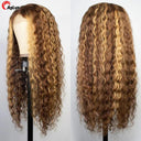 99j Burgundy Ombre Deep Wave Lace Front Wig Human Hair 99j Burgundy Ombre Deep Wave Lace Front Wig Human Hair