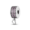 Daisy Sterling Silver Clip Charms with Authentic CZ Detailing Daisy Sterling Silver Clip Charms with Authentic CZ Detailing