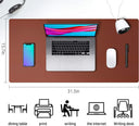 Pink Large Desk Mat Waterproof PVC Mouse Pad Leather Cover Pink Large Desk Mat Waterproof PVC Mouse Pad Leather Cover