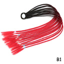 Rainbow Braided Ponytail Hair Extension Colorful Pigtail Fun Rainbow Braided Ponytail Hair Extension Colorful Pigtail Fun