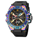 Dynamic Dual Movement Men's Sports Watch Waterproof Style Power Dynamic Dual Movement Men's Sports Watch Waterproof Style Power